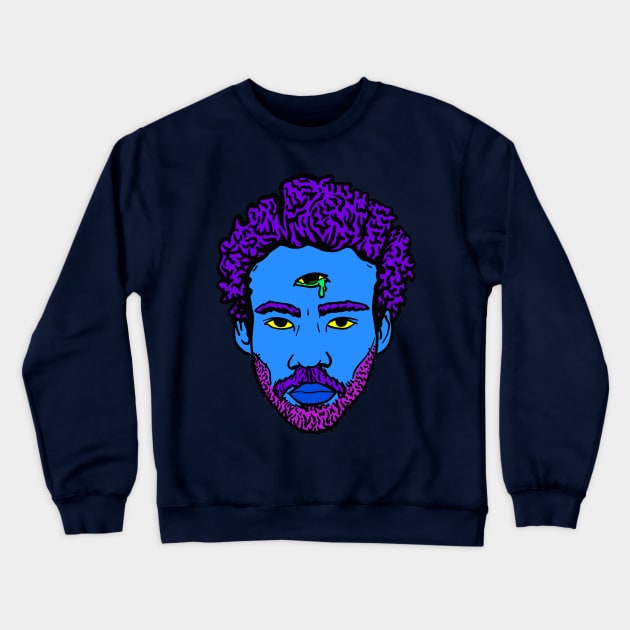 Eye Like Gambino Crewneck Sweatshirt by hansoloski